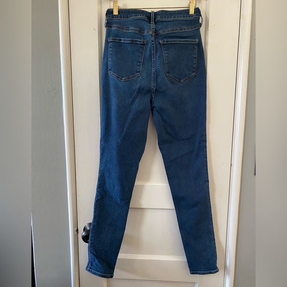 Old Navy Rockstar Blue Denim High Rise Skinny Jeans Size 10 - Picture 2 of 4